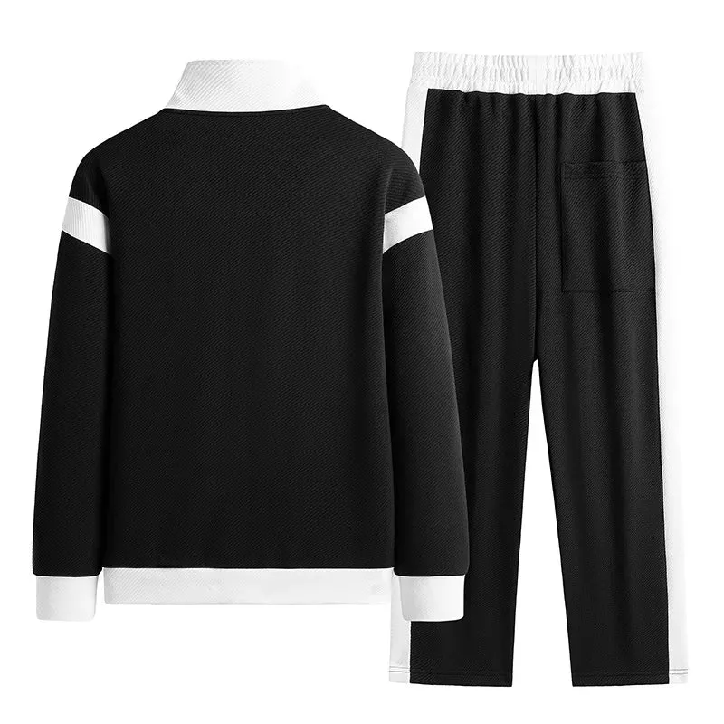 Aidase 2024 Baseball Korean Sportswear Suit Men's Jacket and Trousers Two-piece Jogging Running Sets Fashion Top Quality Tracksuit