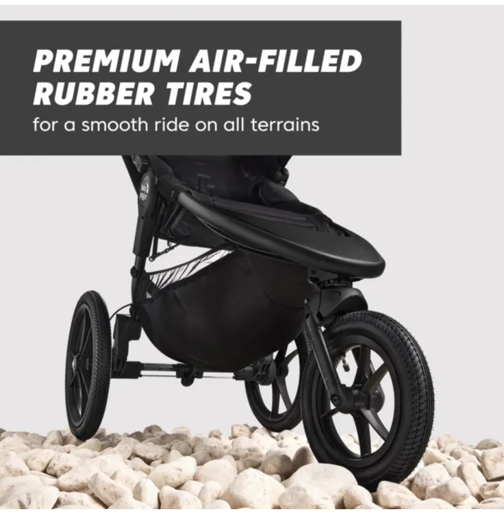 Baby Jogger Summit X3 Midnight Black Jogging Stroller