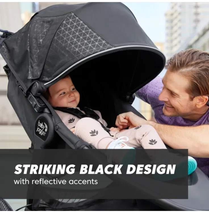 Baby Jogger Summit X3 Midnight Black Jogging Stroller