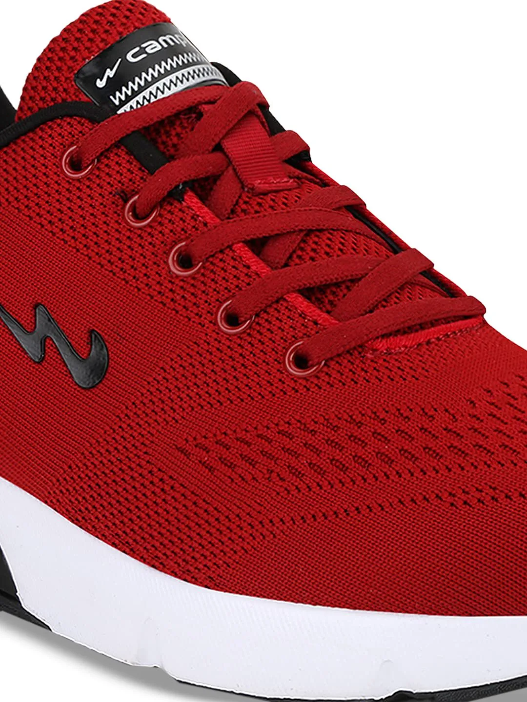 Campus Men Red Mesh Running Shoes