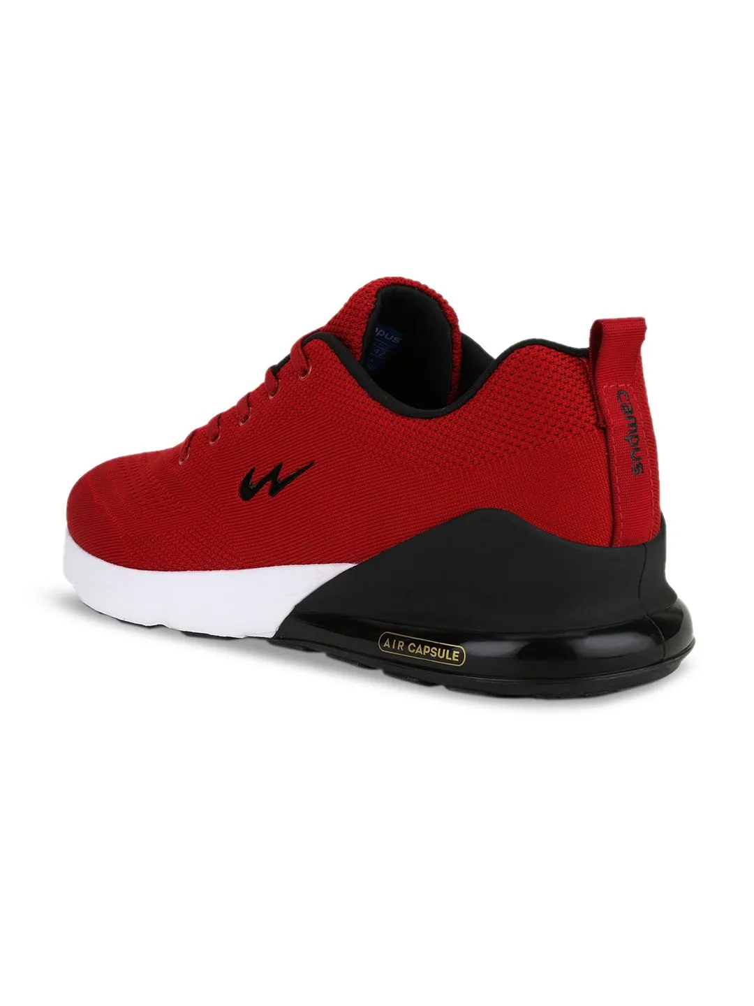 Campus Men Red Mesh Running Shoes