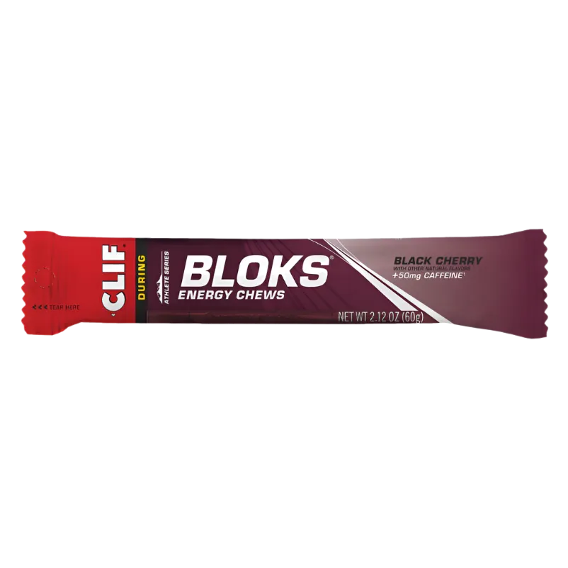 Clif Bar - Clif Bloks Energy Chews - Black Cherry (with caffeine)