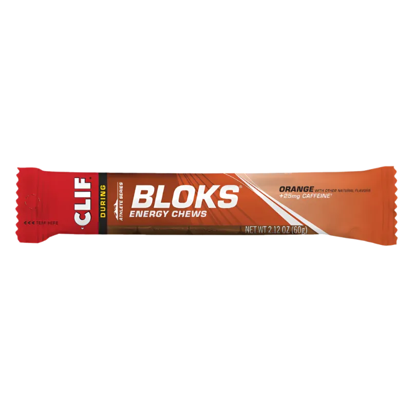 Clif Bar - Clif Bloks Energy Chews - Orange (with caffeine)