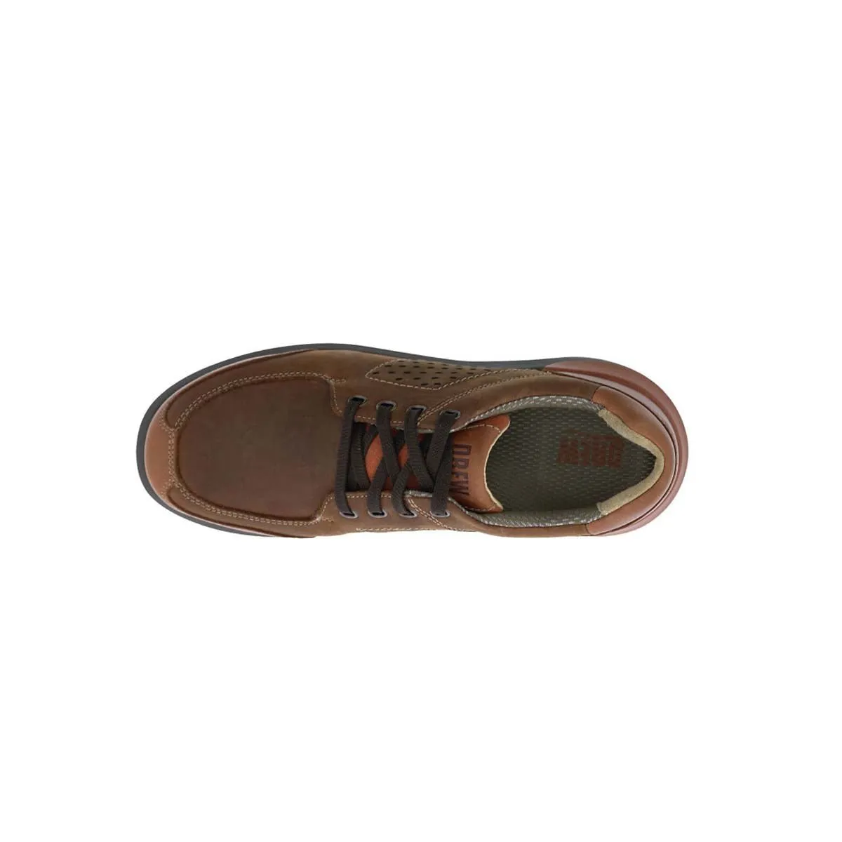 Drew Miles Men Casual Shoe In Camel Leather