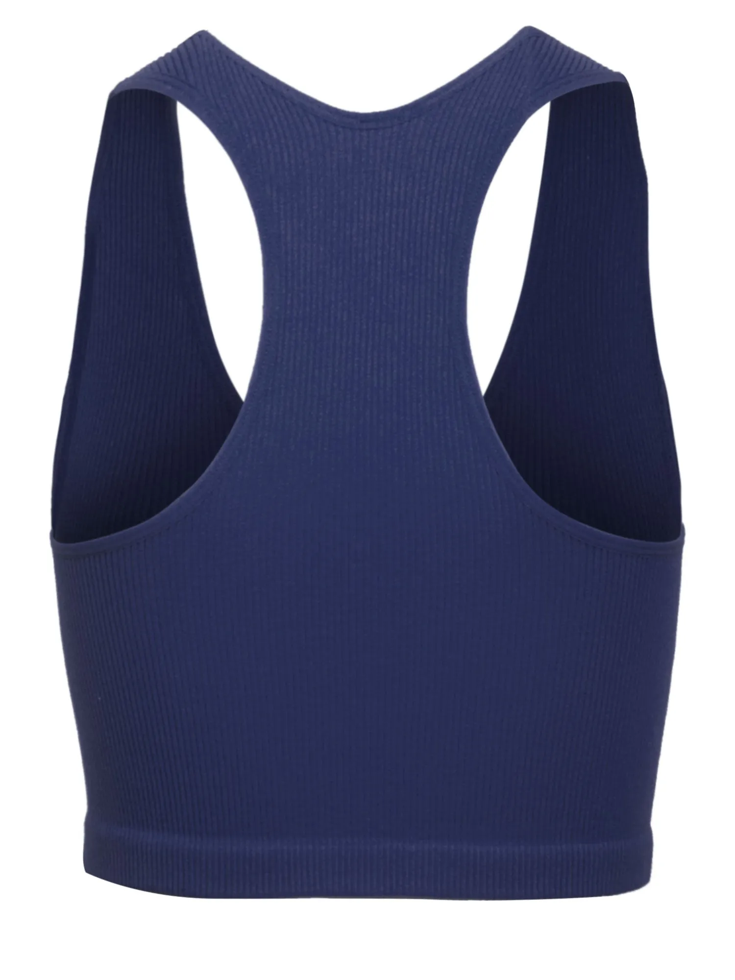 KOGMO Womens Ribbed Racerback Crop Tank Top