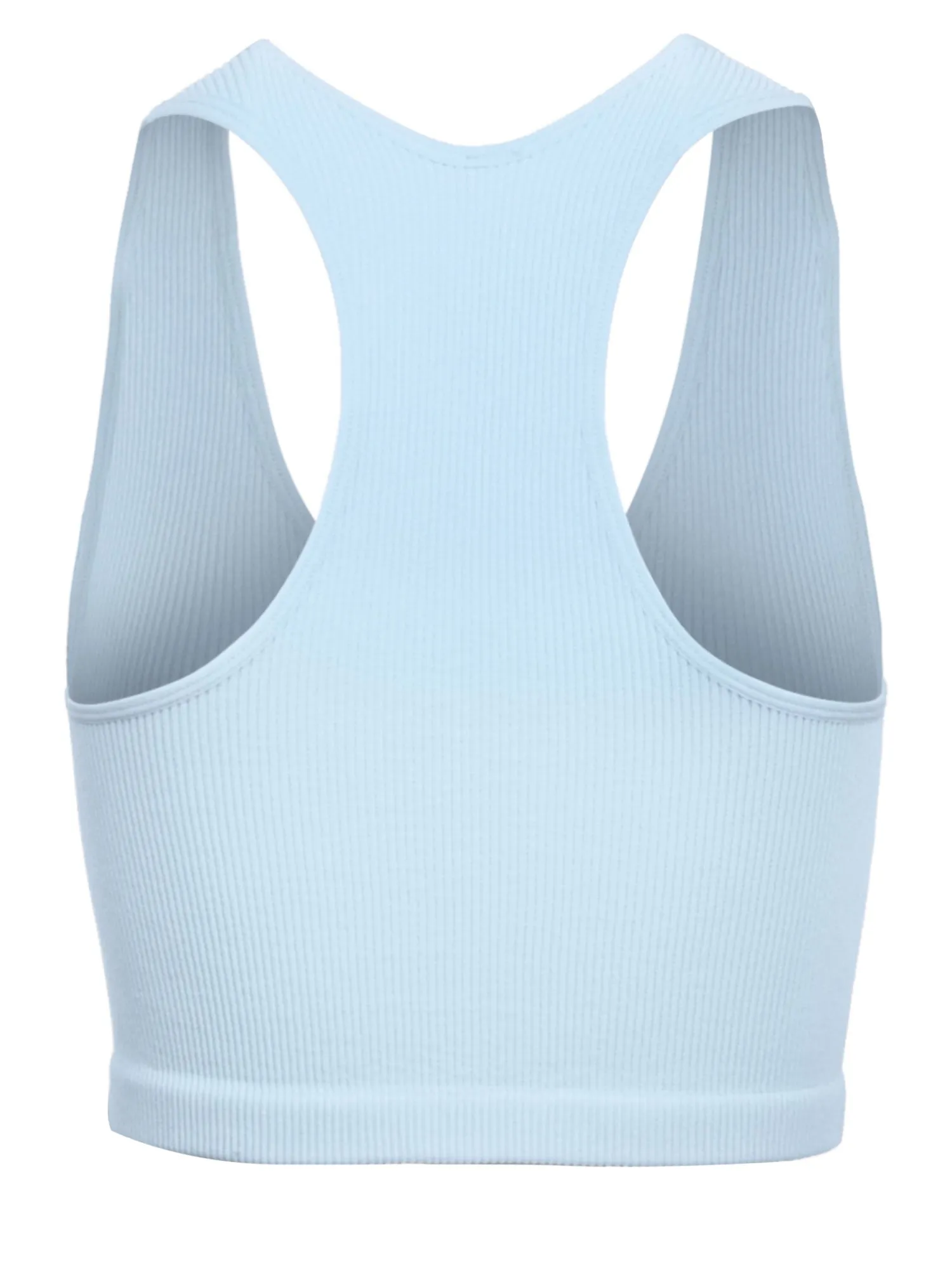 KOGMO Womens Ribbed Racerback Crop Tank Top