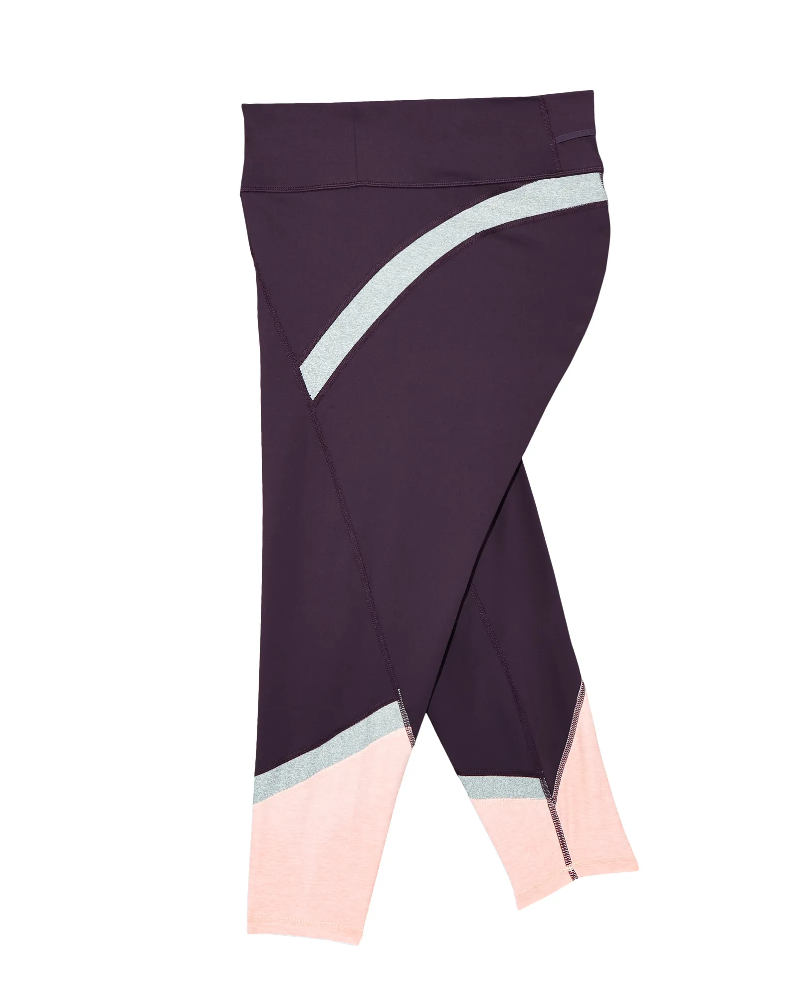 Oakdale Capri Tights | Purple / Peach
