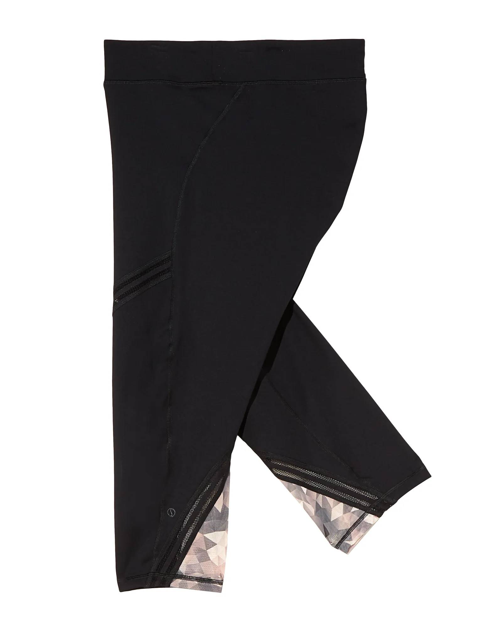 Prince Capri Leggings | Black / Mauve