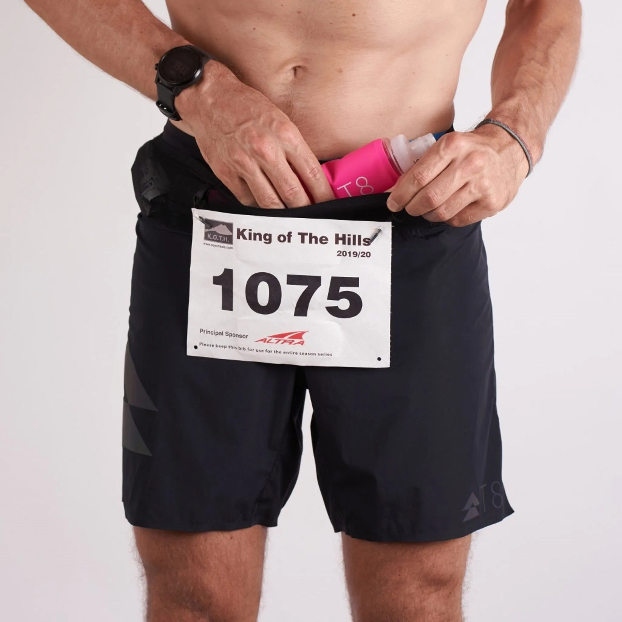 T8 Men's Sherpa Shorts v2 Black (1st Edition Logo)