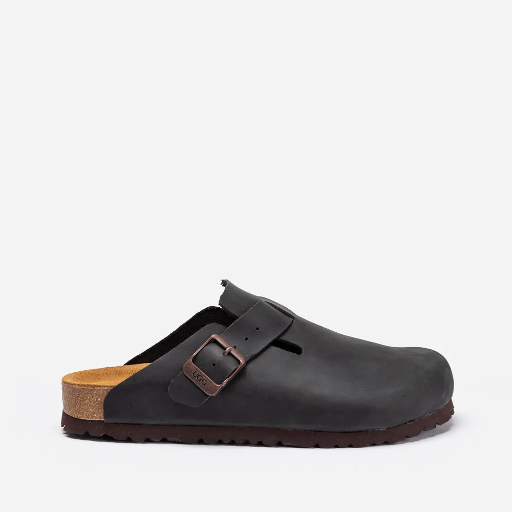 Ugg Aussie Leather Footbed Mens Slipper