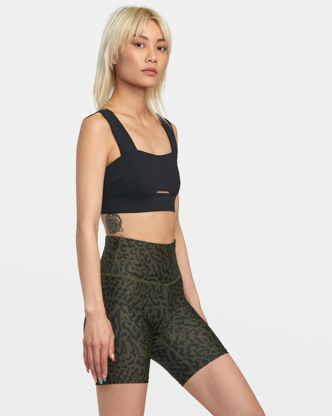 VA Essential 7" Bike Shorts - Animal Olive