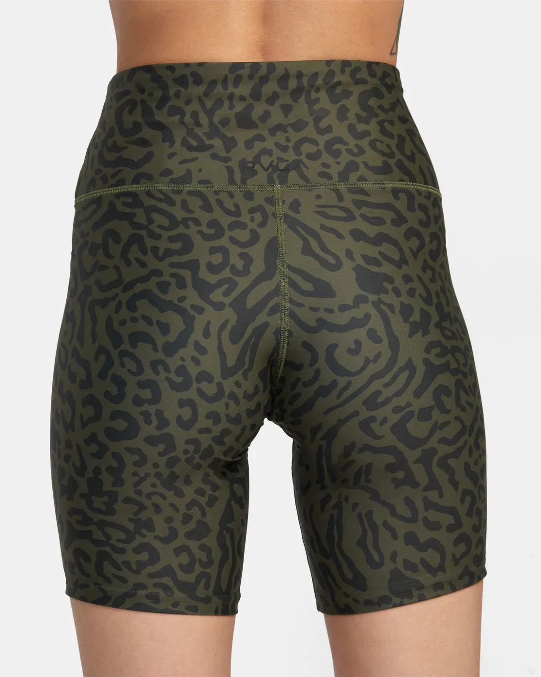VA Essential 7" Bike Shorts - Animal Olive