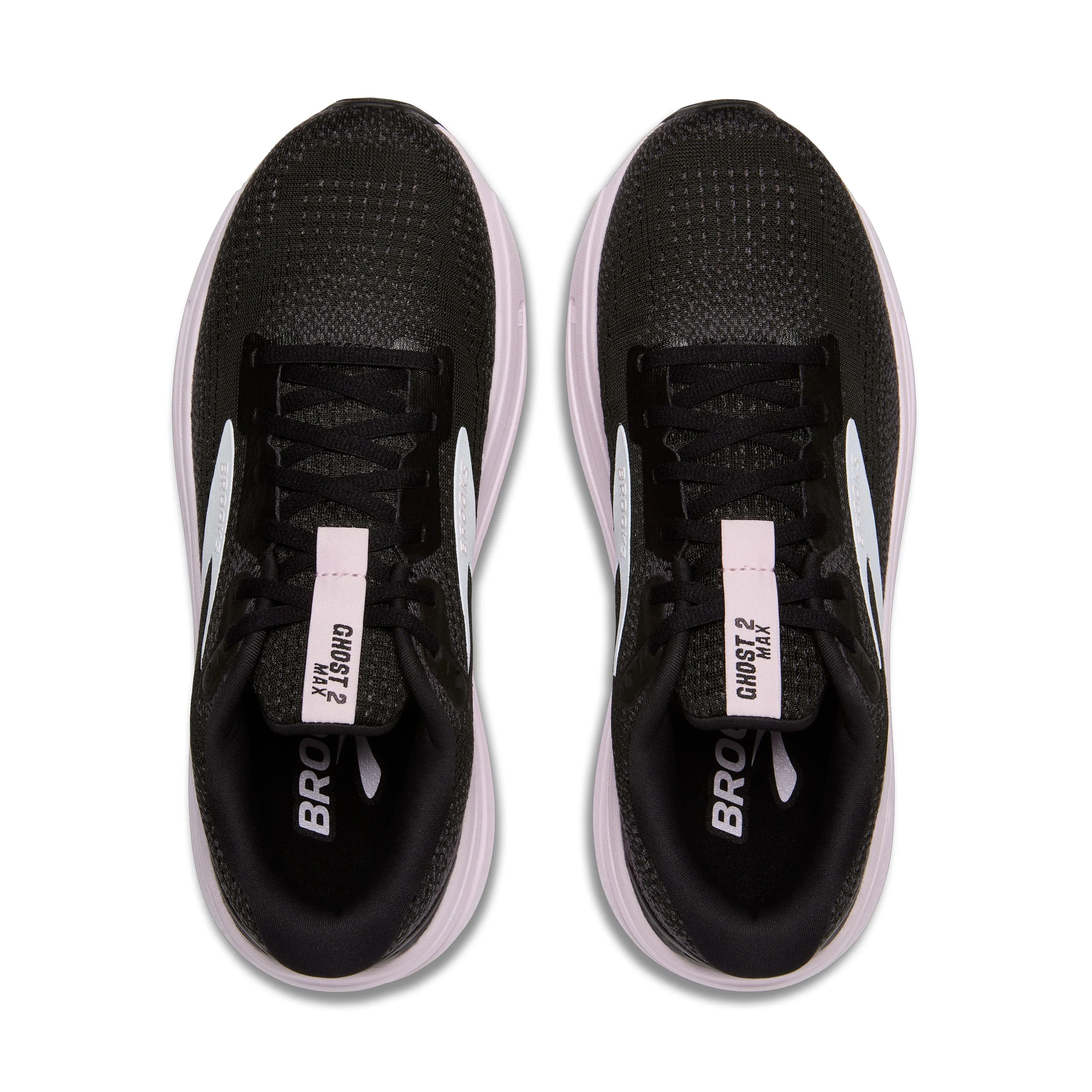 WOMEN'S GHOST MAX 2 - B - 077 BLACK/WHITE/ORCHID ICE